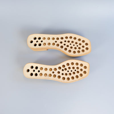 Wood effect Wedges for home sandal making