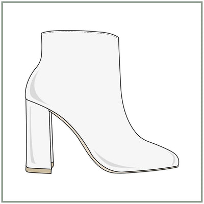  I Can Make Shoes DIY boots. Learn to make your own high heel ankle boot from home following our shoemaking tutorials. Gold zip-up boot pattern