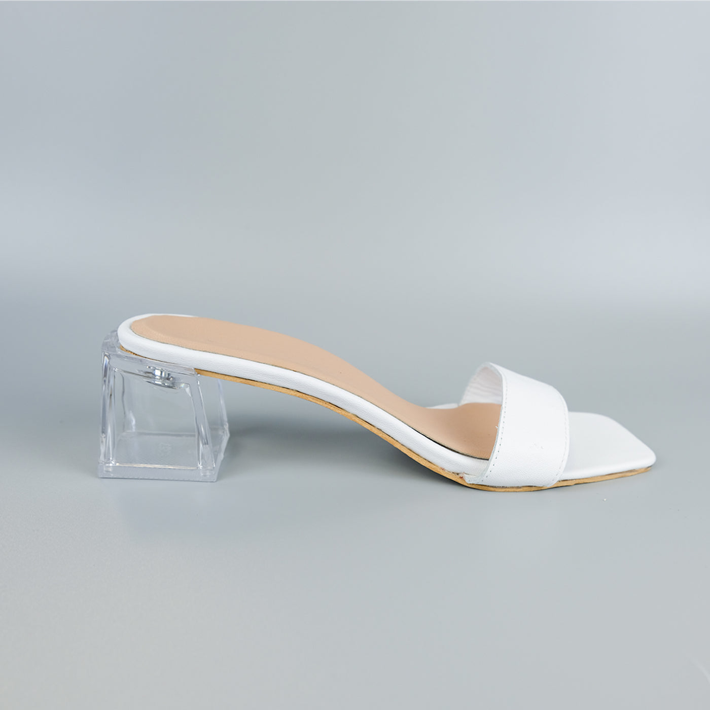 I Can Make Shoes transparent 55mm mid heel for DIY shoe making , sandals, mary janes, loafers, boots