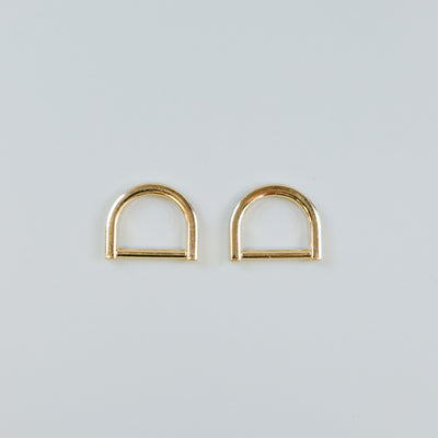 Gold and Silver D-rings for home bag making 