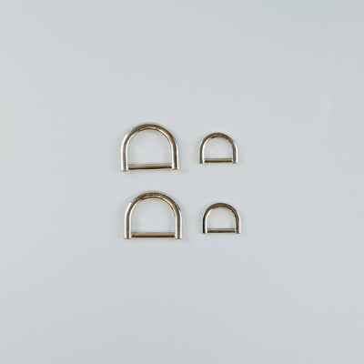 Gold and Silver D-rings for home bag making 